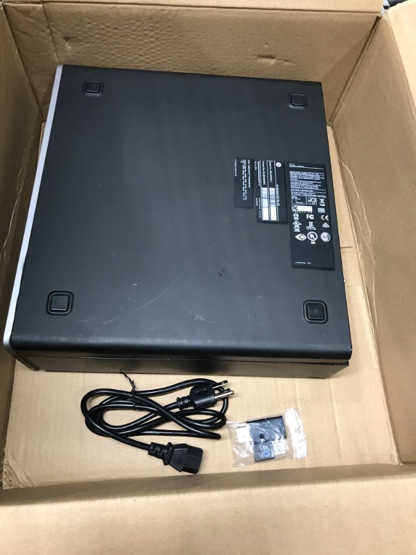 Photo 2 of HP EliteDesk 800 G4 Small Form Desktop, Intel Six Core 8th Gen i5 8500 3.0Ghz, 16GB DDR4 RAM, 256GB NVMe PCIe M.2 SSD, USB Type C, Windows 10 Pro (Renewed)