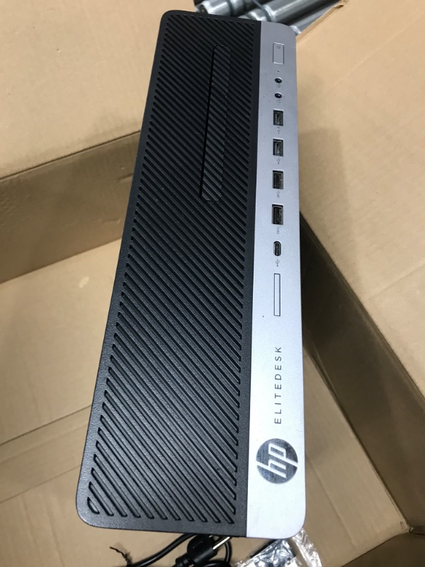 Photo 4 of HP EliteDesk 800 G4 Small Form Desktop, Intel Six Core 8th Gen i5 8500 3.0Ghz, 16GB DDR4 RAM, 256GB NVMe PCIe M.2 SSD, USB Type C, Windows 10 Pro (Renewed)