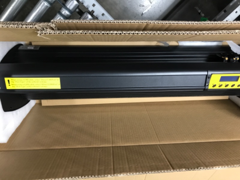 Photo 1 of VEVOR Vinyl Cutter 34Inch Bundle, Vinyl Cutter Machine Manual Vinyl Printer LCD Display Plotter Cutter Sign Cutting with Signmaster Software for Design and Cut,with Supplies, Tools 34 Inch                                                                   
