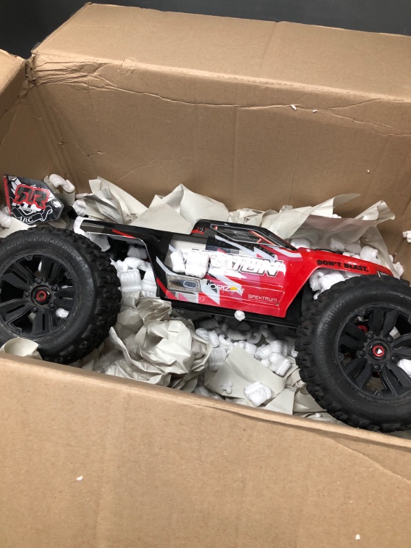 Photo 2 of **SEE NOTES**
ARRMA RC Truck 1/8 KRATON 6S V5 4WD BLX Speed Monster Truck - Red
