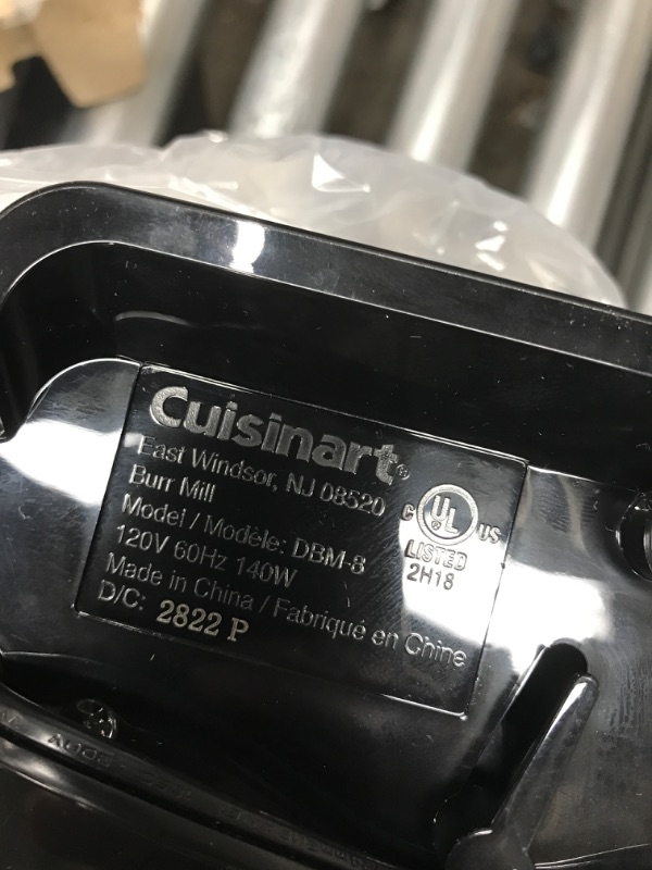 Photo 2 of *Tested* Cuisinart DBM-8 Supreme Grind Automatic Burr Mill Stainless Steel