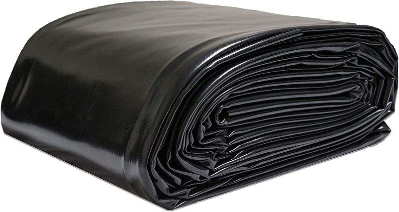 Photo 1 of 13X10 Ft Pond Liner 20Mil Flexible Liners Water Garden Fish Pond Liner Elasticity LDPE Pound Skins
