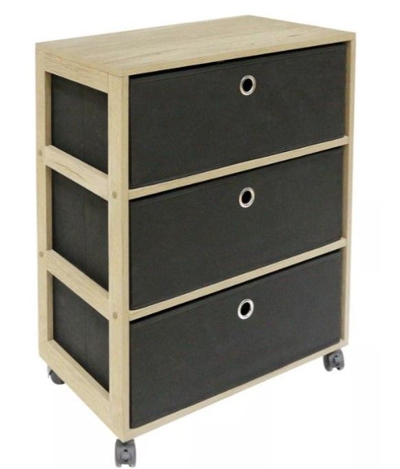 Photo 1 of *Stock Photo for Reference-True Color Green* The Big One 3 Drawer Storage Tower Wood
