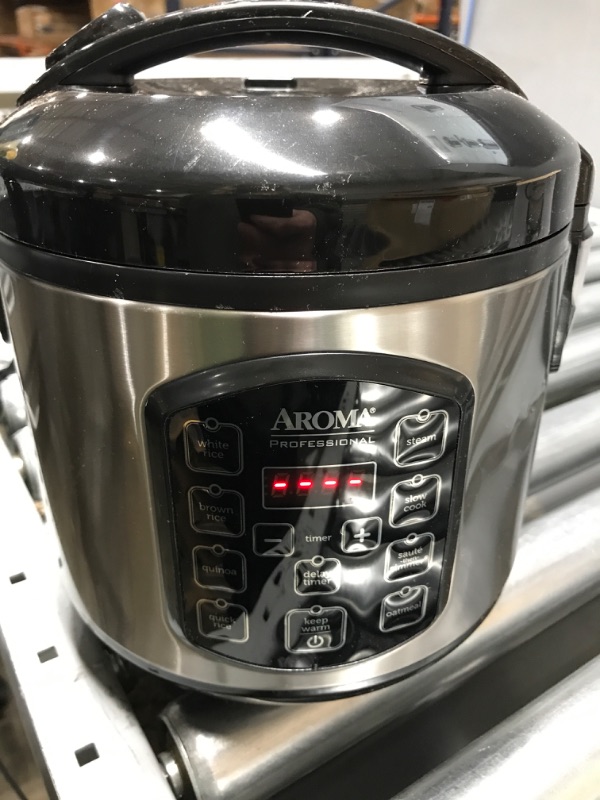 Photo 1 of *Tested* Aroma Housewares ARC-954SBD Rice Cooker, 4-Cup Uncooked 2.5 Quart, Professional Version