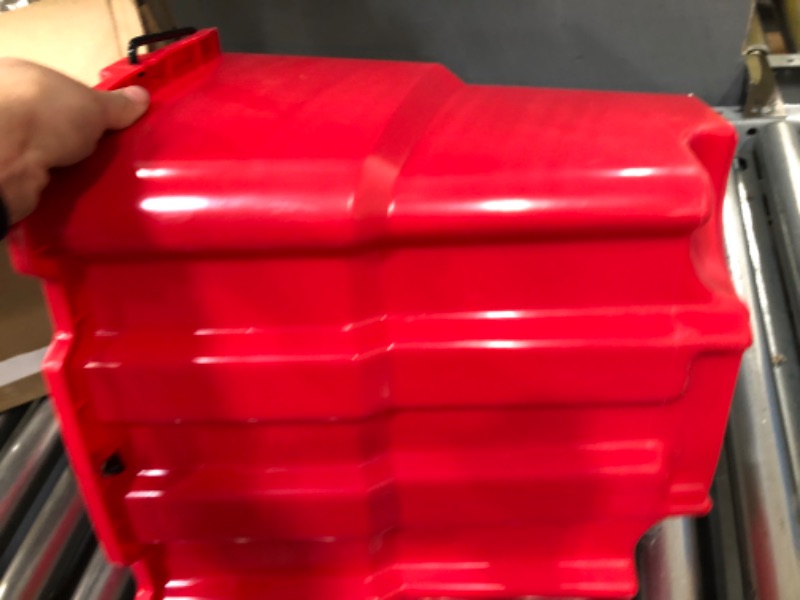 Photo 1 of Rubbermaid Commercial Products FG9C7400RED Dirty Water Bucket for WaveBrake 2.0 35 Qt. Mop Bucket System, 18-Quart Capacity, Red, (2064907)