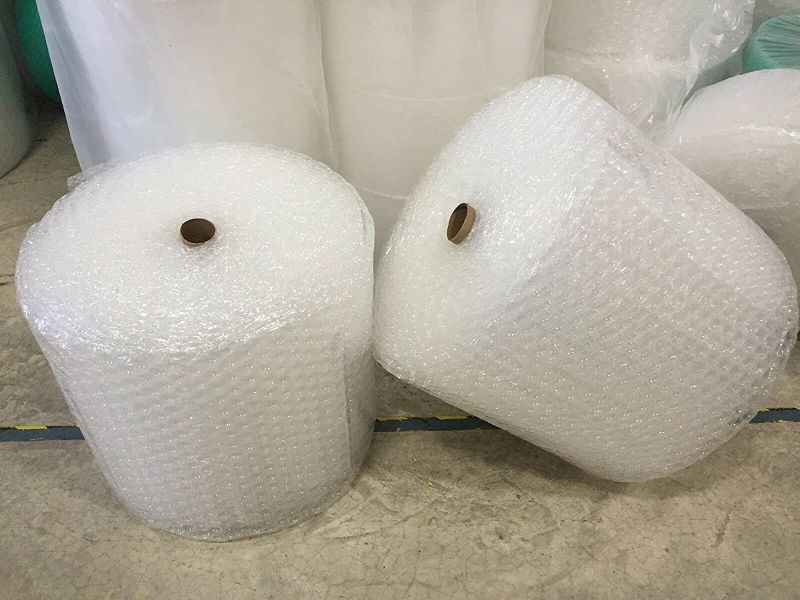 Photo 1 of 1/2" x 24" x 200' 200FT Large Clear Bubble Padding Cushioning Wrap Roll

