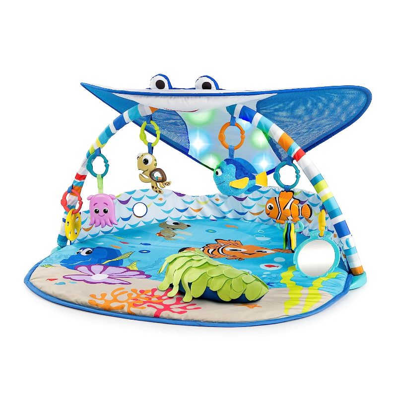Photo 1 of 
Bright Starts Disney Baby Finding Nemo Mr. Ray Ocean Lights & Music Gym, Ages Newborn +
Color:Finding Nemo