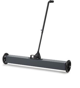 Photo 1 of  36-Inch Magnetic Pickup Sweeper with Wheels, Adjustable Handle, and Floor Magnet, Heavy-Duty Magnet to Pick Up Nails, 30-Pound Capacity