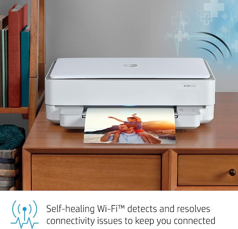 Photo 1 of HP ENVY 6055e All-in-One Wireless Color Printer, with bonus 6 months free Instant Ink (223N1A)