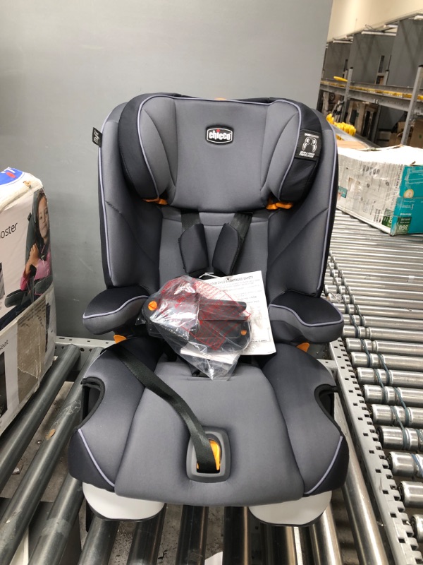 Photo 1 of Chicco MyFit Harness + Booster Car Seat, 5-Point Harness Car Seat and High Back Booster Seat, For children 25-100 lbs. | Fathom/Grey/Blue Fathom/Grey/Blue MyFit