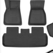 Photo 1 of BASENOR 3PCS Tesla Model S Floor Mats 3D 