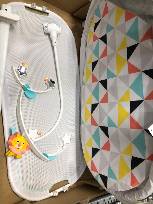 Photo 2 of **MISSING PARTS** Fisher-Price Soothing Motions Bassinet Windmill, Baby Cradle with sway Motion, Light Projection, Overhead Mobile, Vibrations and Music Windmill - Frustration Free Packaging