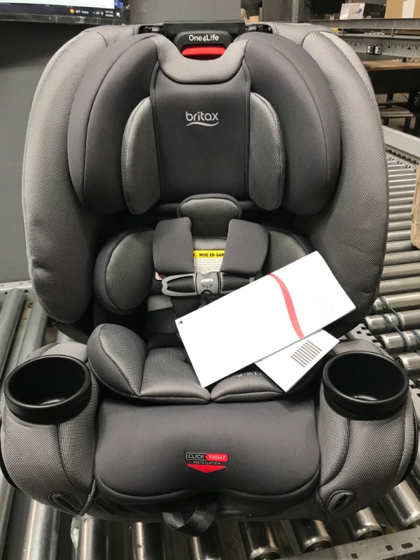 Photo 3 of Britax One4Life ClickTight All-in-One Car Seat – 10 Years of Use – Infant, Convertible, Booster – 5 to 120 pounds - SafeWash Fabric, Drift Drift [New Version]