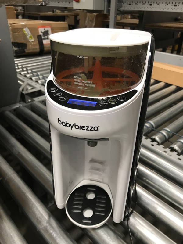 Photo 2 of *Tested-See Photos* New and Improved Baby Brezza Formula Pro Advanced Formula Dispenser Machine - Automatically Mix a Warm Formula Bottle Instantly - Easily Make Bottle with Automatic Powder Blending
