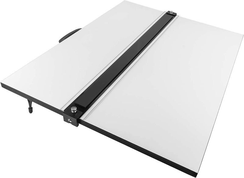 Photo 1 of Pacific Arc Drafting Board, Portable Drafting Table with Parallel Bar, 20 x 26 Inches
