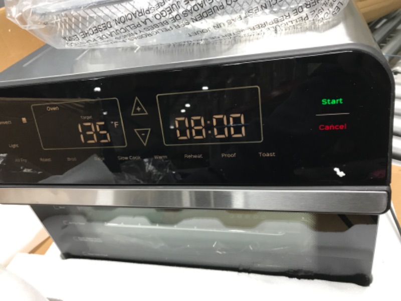 Photo 2 of *Tested* Instant Omni Pro 19 QT/18L Air Fryer Toaster Oven Combo, From the Makers of Instant Pot, 14-in-1 Functions, Fits a 12" Pizza, 6 Slices of Bread, App with Over 100 Recipes 19QT OMNI Toaster Oven