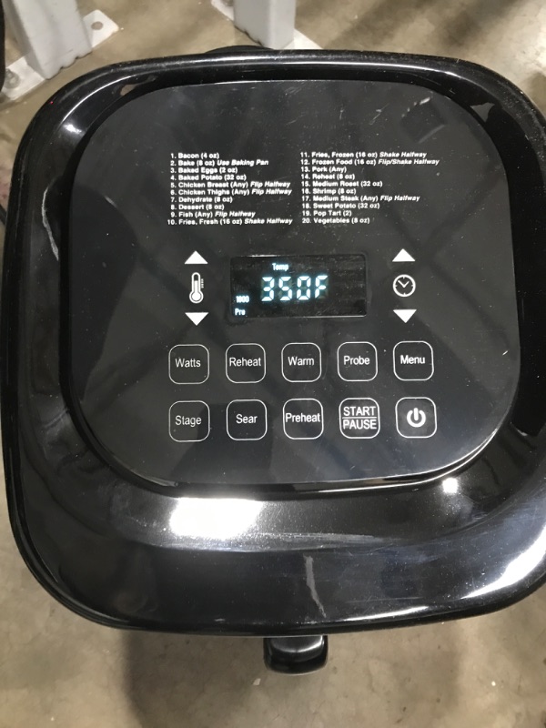 Photo 2 of *Tested* Nuwave Brio 7-in-1 Air Fryer Oven, 7.25-Qt with One-Touch Digital Controls, 50°- 400°F Temperature Controls in 5° Increments, Linear Thermal (Linear T) for Perfect Results, Black
