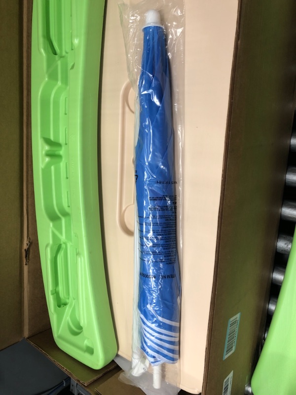 Photo 1 of Little Tikes Easy Store Picnic Table with Umbrella, Multi Color, 42.00''L x 38.00''W x 19.75''H