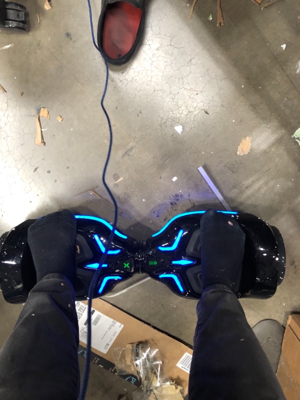 Photo 3 of ***TESTED WORKING*** Hover-1 H1-100 Electric Hoverboard Scooter with Infinity LED Wheel Lights Black
