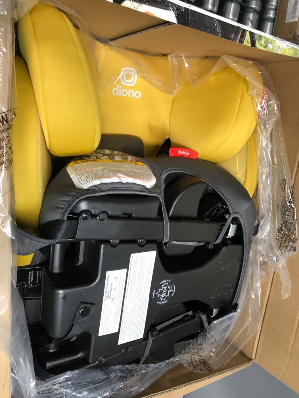 Photo 2 of Diono Monterey 4DXT Latch, 2-in-1 High Back Booster Car Seat with Expandable Height, Width, Advanced Side Impact Protection, 8 Years 1 Booster, Yellow Sulphur 