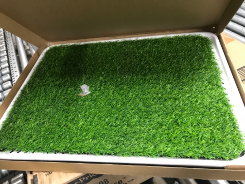 Photo 1 of 24"X17" Artificial Grass Puppy Pee Pad for Dogs and Small Pets