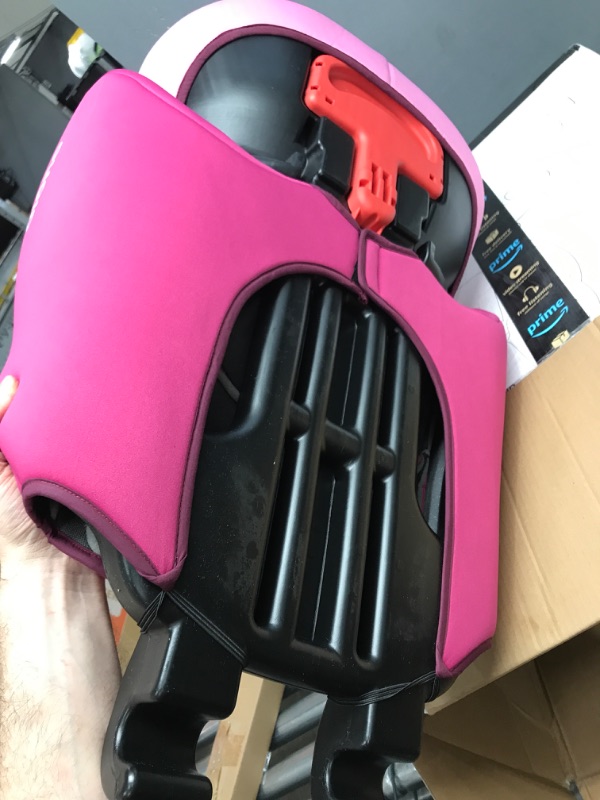 Photo 6 of Diono Cambria 2 XL, Dual Latch Connectors, 2-in-1 Belt Positioning Booster Seat, High-Back to Backless Booster with Space and Room to Grow, 8 Years 1 Booster Seat, Pink 2020 Pink