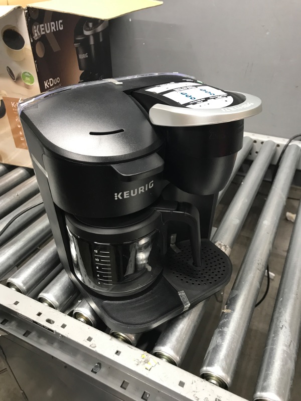 Photo 2 of *PARTS ONLY* Keurig K-Duo Coffee Maker, Single Serve and 12-Cup Carafe Drip Coffee Brewer, Compatible with K-Cup Pods and Ground Coffee, Black