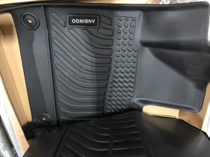 Photo 3 of **ONLY FRONT SEATS**
ANBINGO Floor Mats Custom for 2019-2023 Kia Forte Waterproof Car Mats All Weather Guard Heavy Duty Automotive Floor Liners 1st row, 2 mats, Accessories Black