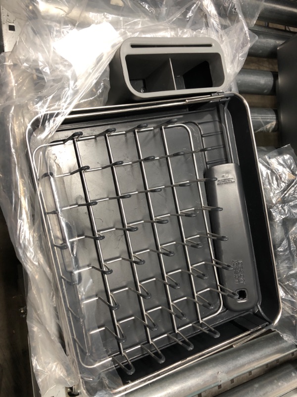 Photo 1 of joseph joseph black and grey dish rack