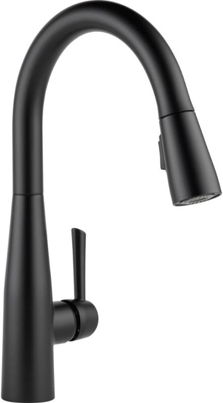 Photo 1 of Delta Faucet Essa Matte Black Kitchen Faucet Black