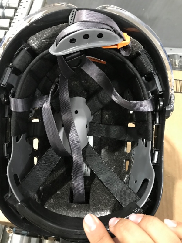Photo 1 of Defender Safety H1 Safety Helmet Hard Hat with Visor ANSI Z89.1
