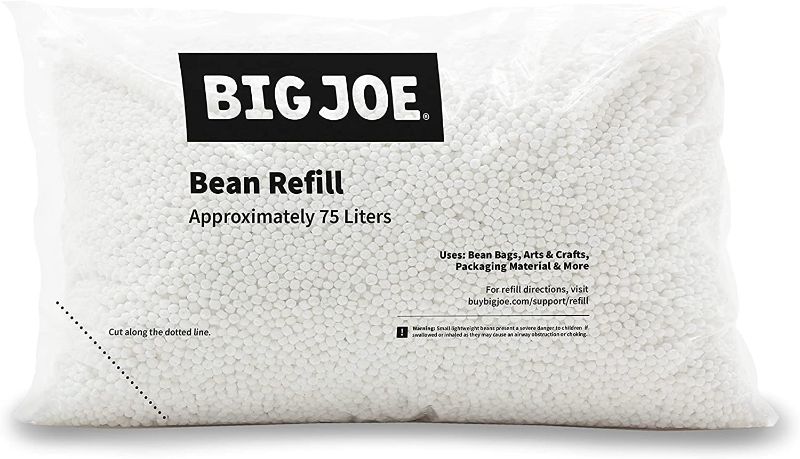 Photo 1 of Big Joe Bean Refill Polystyrene Beans for Bean Bags or Crafts, 75 Liters
