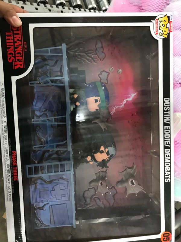 Photo 1 of Funko Pop! Moments Deluxe: Stranger Things - Phase Three, Dustin, Eddie, Demobats