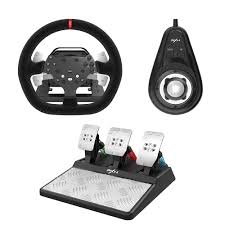 Photo 1 of ***NOT REFUNDABLE - NOT FUNCTIONAL - FOR PARTS ONLY - SEE COMMENTS***
PXN V10 Force Feedback Steering Wheel Detachable Racing Wheel 270/900 Degree Race Steering Wheel with 3-Pedals and Shifter Bundle for PC, Xbox One, Xbox Series X/S, PS4
