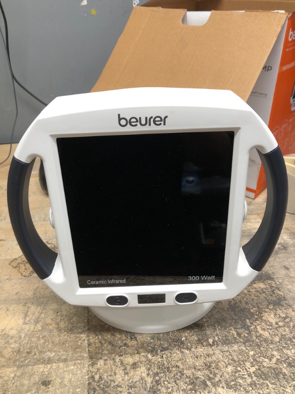 Photo 2 of Beurer IL50 Infrared Heat Lamp, Red Light Heat Device (Portable), for Muscle Pain and Pain Relief, for Cold Relief, Improves Blood Circulation, 300W, Safety-Features