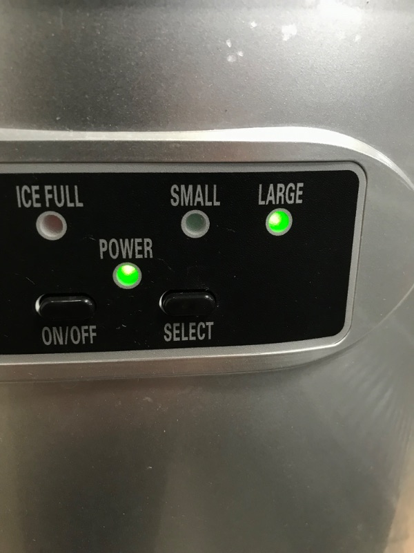 Photo 5 of 27 lb. Compact Portable Ice Maker in Silver