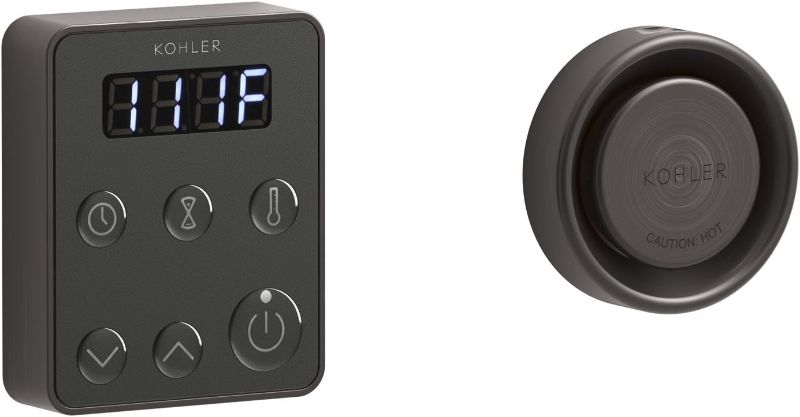 Photo 1 of KOHLER 5557-2BZ Invigoration Series Steam Generator Control Kit, Oil-Rubbed Bronze
