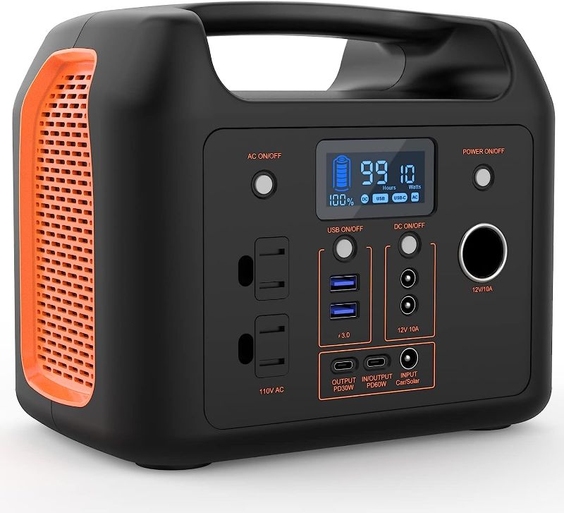 Photo 1 of 300W Portable Power Station SU0HUI 299Wh Solar Generator with PD60W USB C Quick Charging, LifePo4 Battery Backup for Camping, CPAP, RV, Travel, and Emergencies (Solar Panel Not Included)
