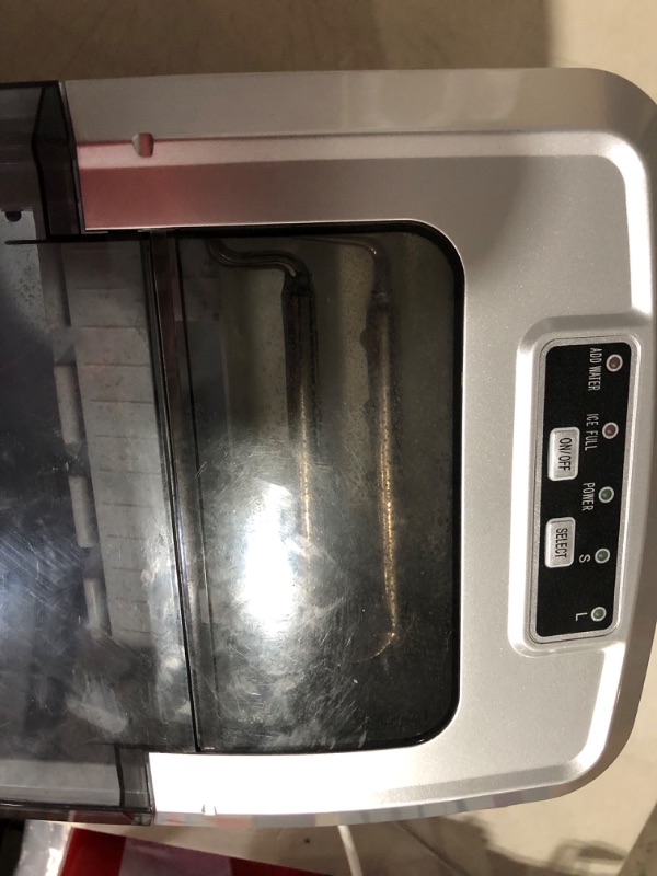 Photo 6 of **SEE NOTES**
FRIGIDAIRE EFIC189-Silver Compact Ice Maker, 26 lb per Day, Silver (Packaging May Vary) Silver Ice Maker