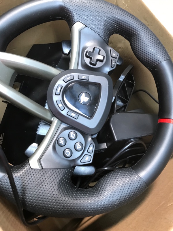 Photo 5 of HORI Racing Wheel Apex for Playstation 5, PlayStation 4 and PC - Officially Licensed by Sony - Compatible with Gran Turismo 7