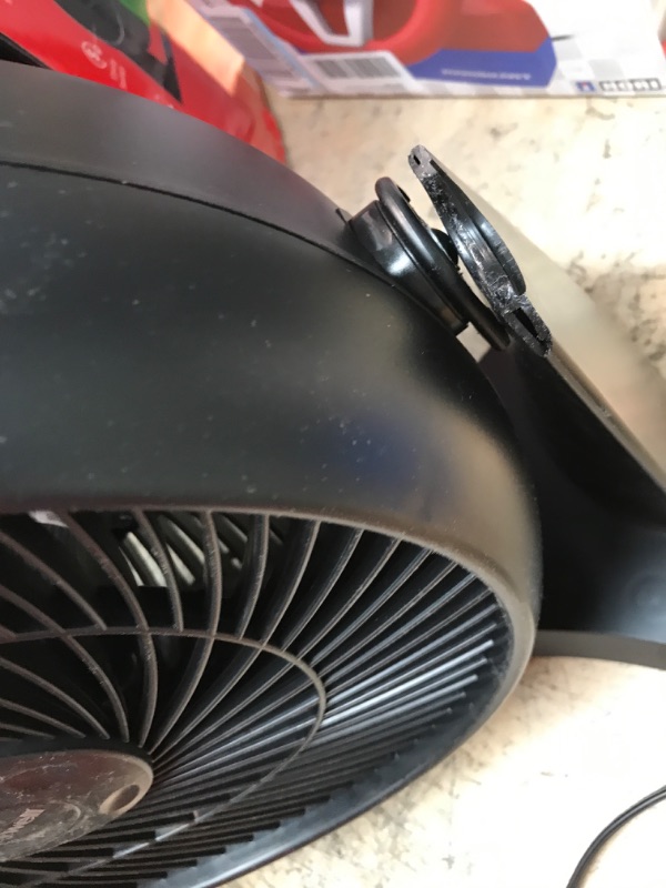 Photo 1 of 12 in. 3 Speed Whole Room Circulator Floor Fan