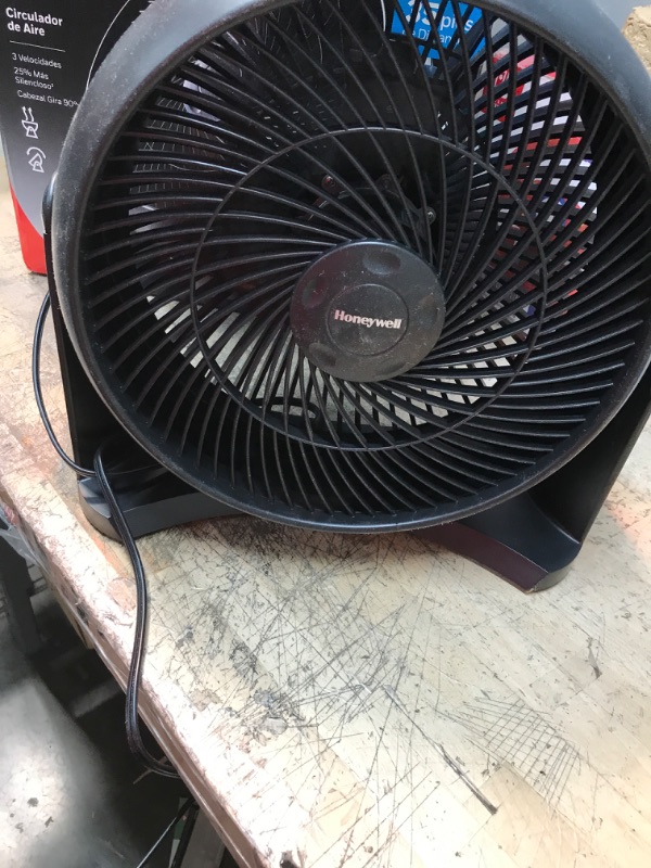 Photo 1 of 12 in. 3 Speed Whole Room Circulator Floor Fan