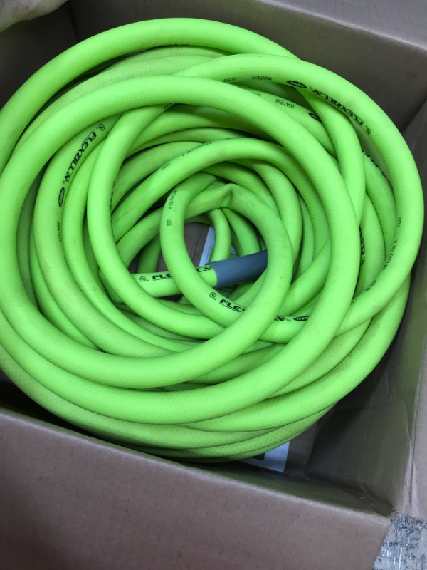 Photo 2 of **ONLY THE HOSE**  Flexzilla Garden Hose 5/8 in. x 100 ft., Heavy Duty, Lightweight, Drinking Water Safe, ZillaGreen - HFZG5100YW-E & Orbit 58322 Traveling Sprinkler, Green 5/8" x 100' (feet) Hose + Sprinkler Green