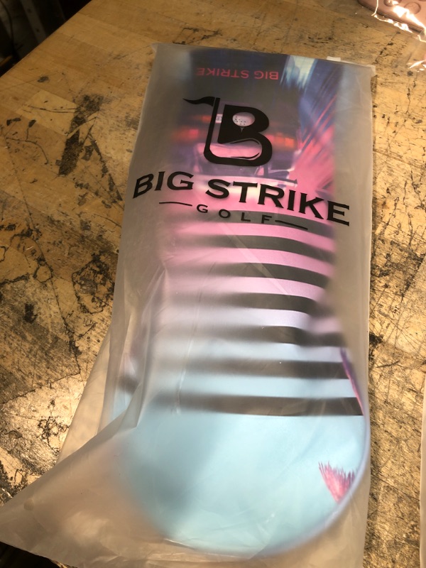 Photo 2 of *** NEW *** Big Strike Golf - Golf Club Driver Head Covers. Premium PU Leather Headcovers | Velvet Inner Lining, Designed to Fit All Drivers. Modern in-House Designs. Golfers Top Pick. Retro Purple Lambo