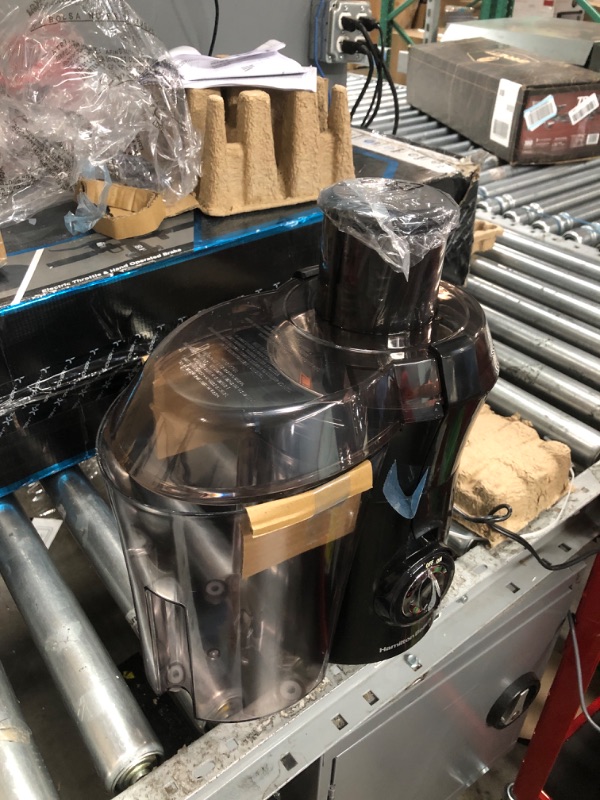 Photo 1 of **item missing pieces**
Hamilton Beach Juicer Machine, Big Mouth Large 3” Feed Chute for Whole Fruits and Vegetables