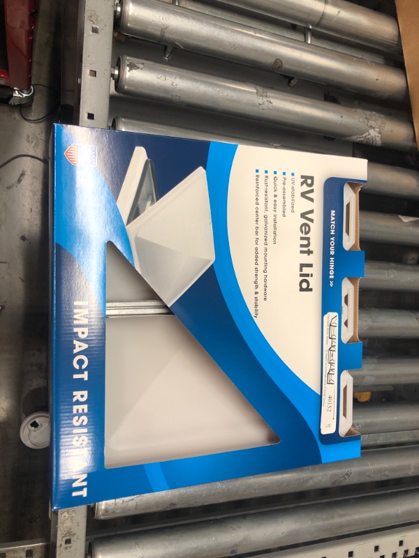Photo 1 of Camco 40152/40153 White Polypropylene Vent Lid for Metal Vent - Jensen (since 1994) White One Size Jensen (Metal Base '94 & Up Models)