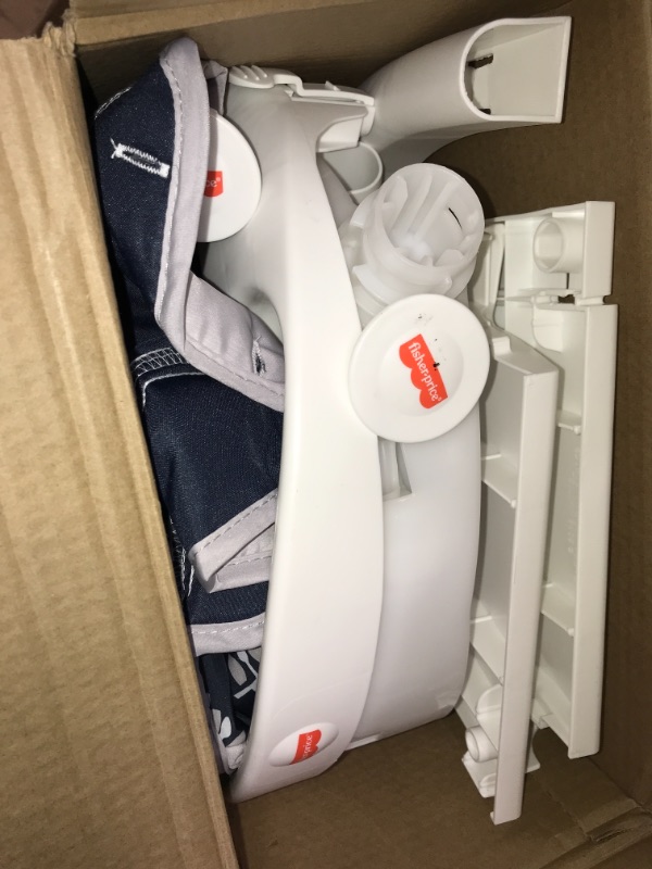 Photo 1 of **MISSING PIECES** Fisher-Price Portable Baby Chair Sit-Me-Up Floor Seat With Developmental Toys & Machine Washable Seat Pad, Pacific Pebble