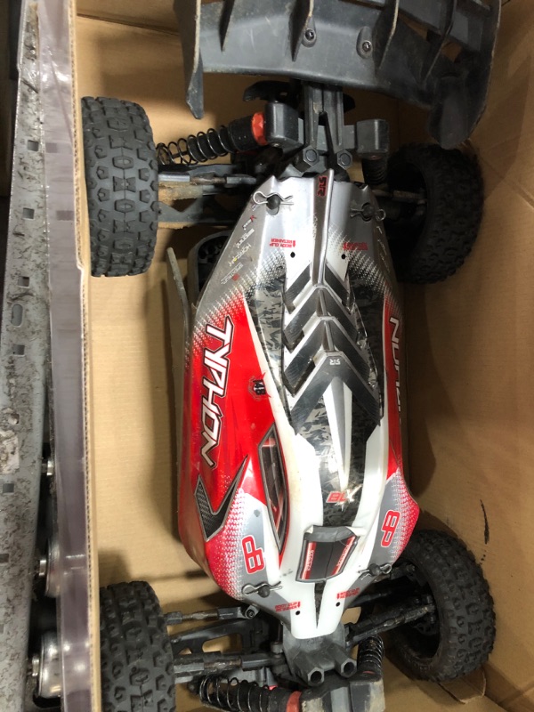 Photo 2 of *********PARTS ONLY*********ARRMA 1/8 Typhon 4X4 V3 3S BLX Brushless Buggy RC Truck RTR (Transmitter and Receiver Included, Batteries and Charger Required), Red, ARA4306V3, Unisex Adult
