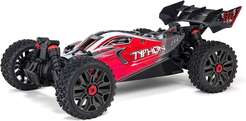 Photo 1 of *********PARTS ONLY*********ARRMA 1/8 Typhon 4X4 V3 3S BLX Brushless Buggy RC Truck RTR (Transmitter and Receiver Included, Batteries and Charger Required), Red, ARA4306V3, Unisex Adult
