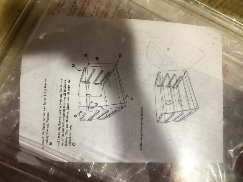 Photo 5 of ***MISSING PARTS - SEE NOTES***
Winco 3-Tier Pastry Display Case, Acrylic